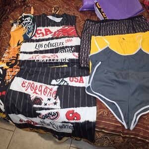 Shein‎ Women’s Clothing Bundle – Dresses, Shorts & Crop Tops, Size XL